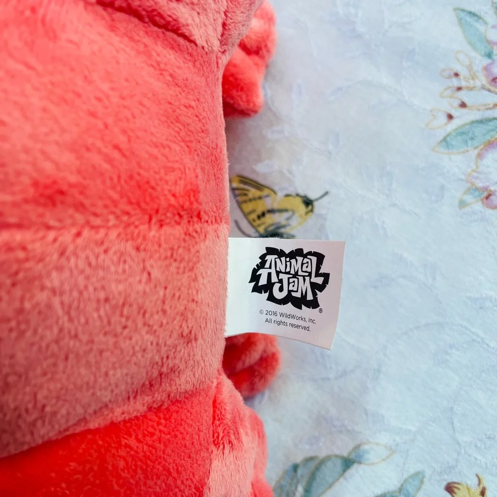 Large 2016 wild works animal jam 14” plush toy pink koala bear